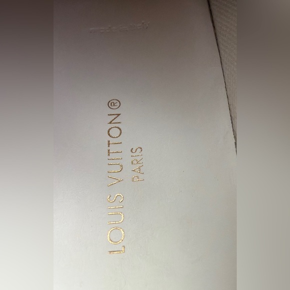 Louis Vuitton Denim and White Monogram Sneakers - Picture 12 of 12